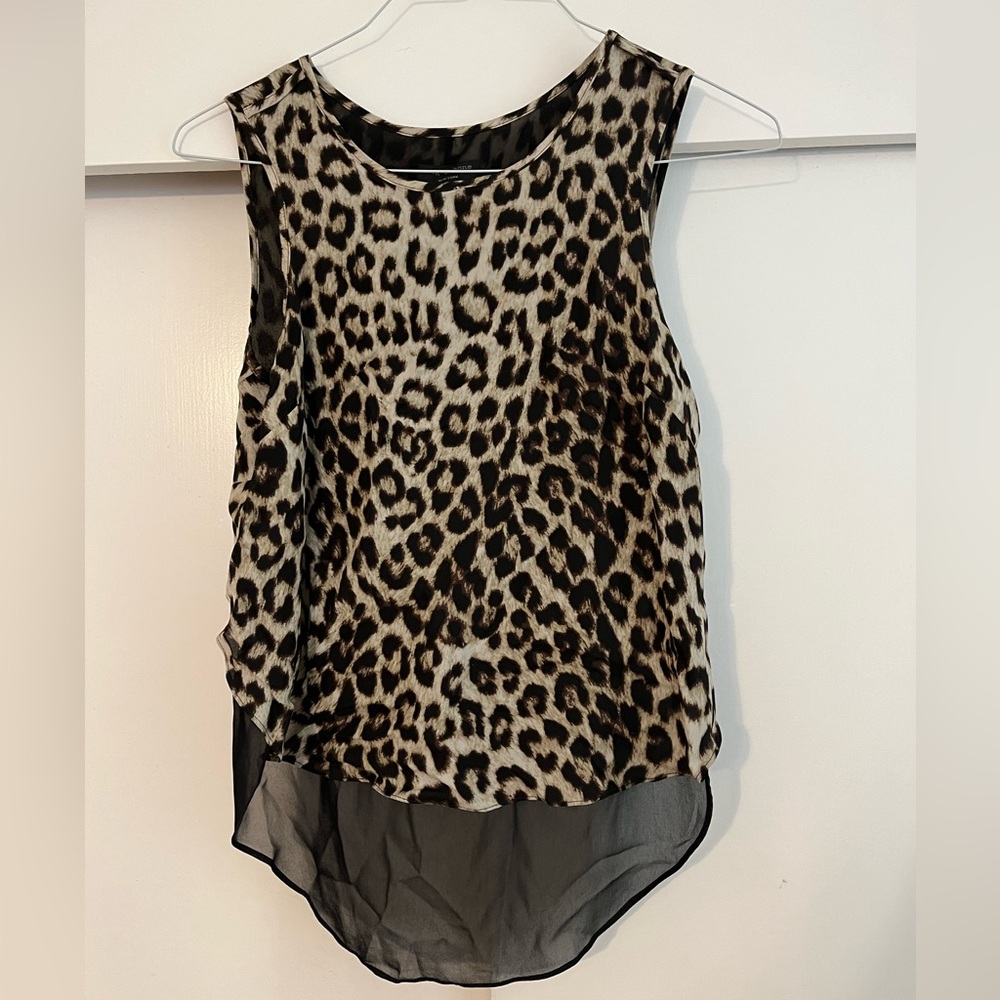 Rag & Bone Fleet Leopard Top